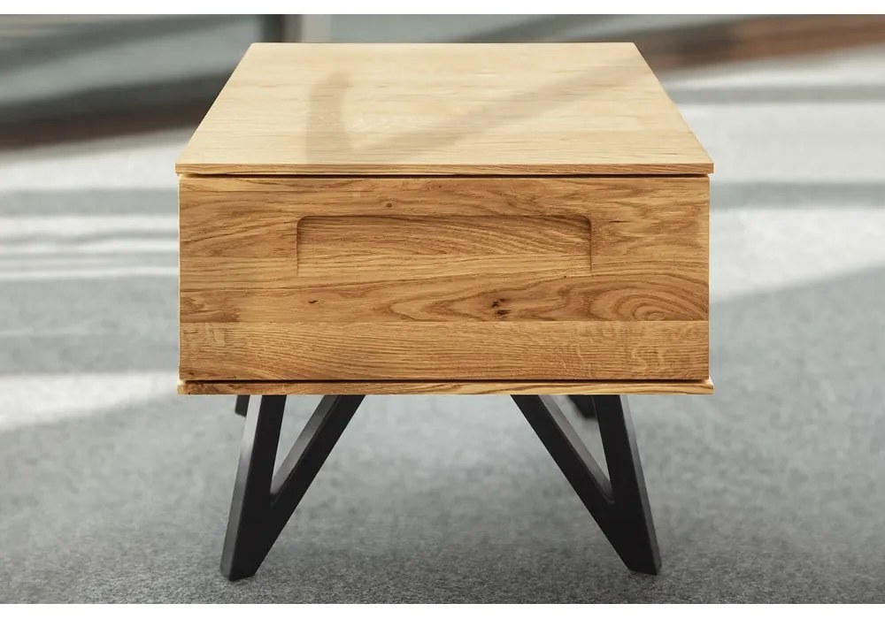 Нощно шкафче от дъбова дървесина Golo - The Beds