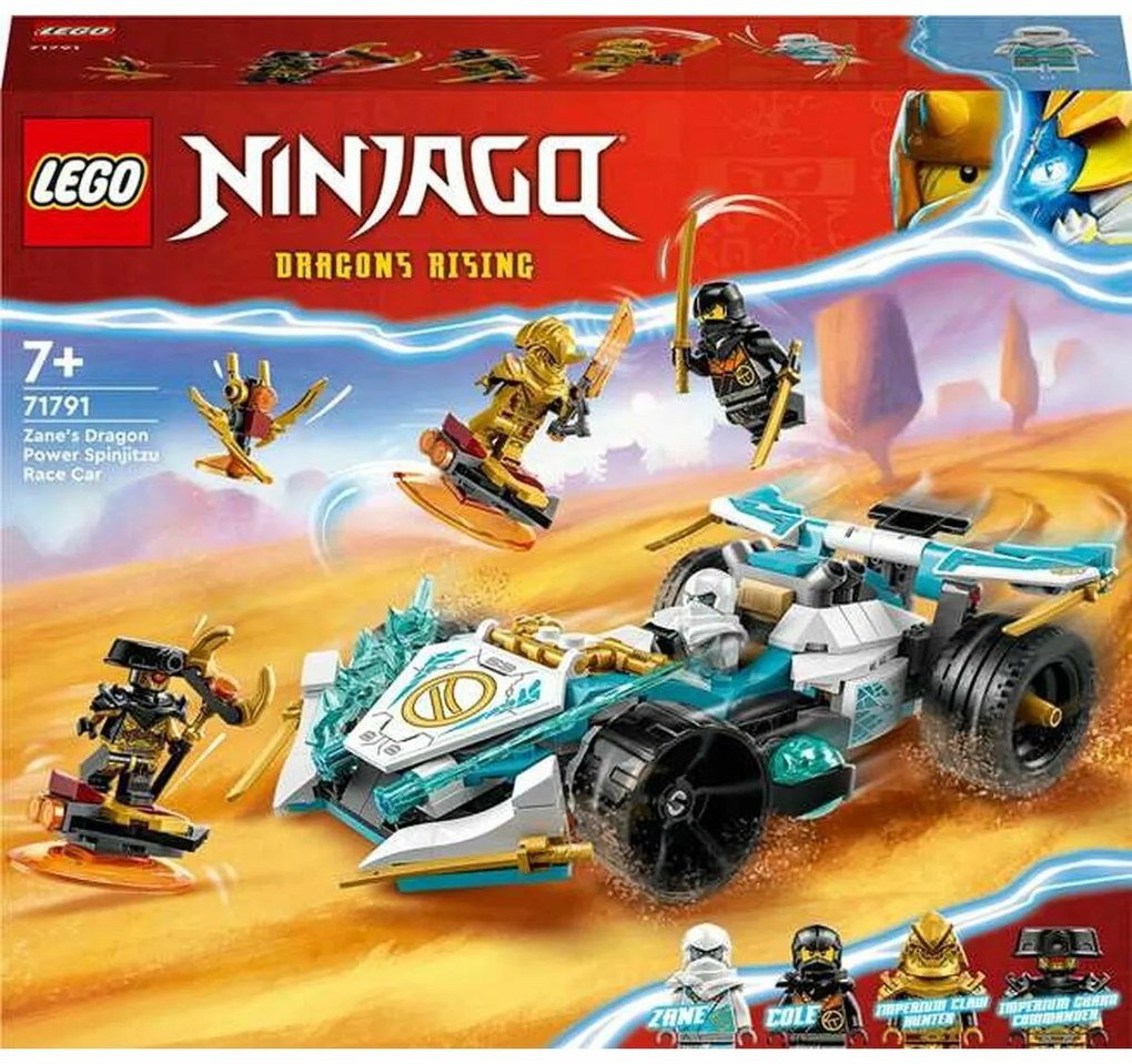 Строителна Игра Lego  Ninjago 71791 The Spinjitzu racing car: the power of the Zane Dragon Многоцветен