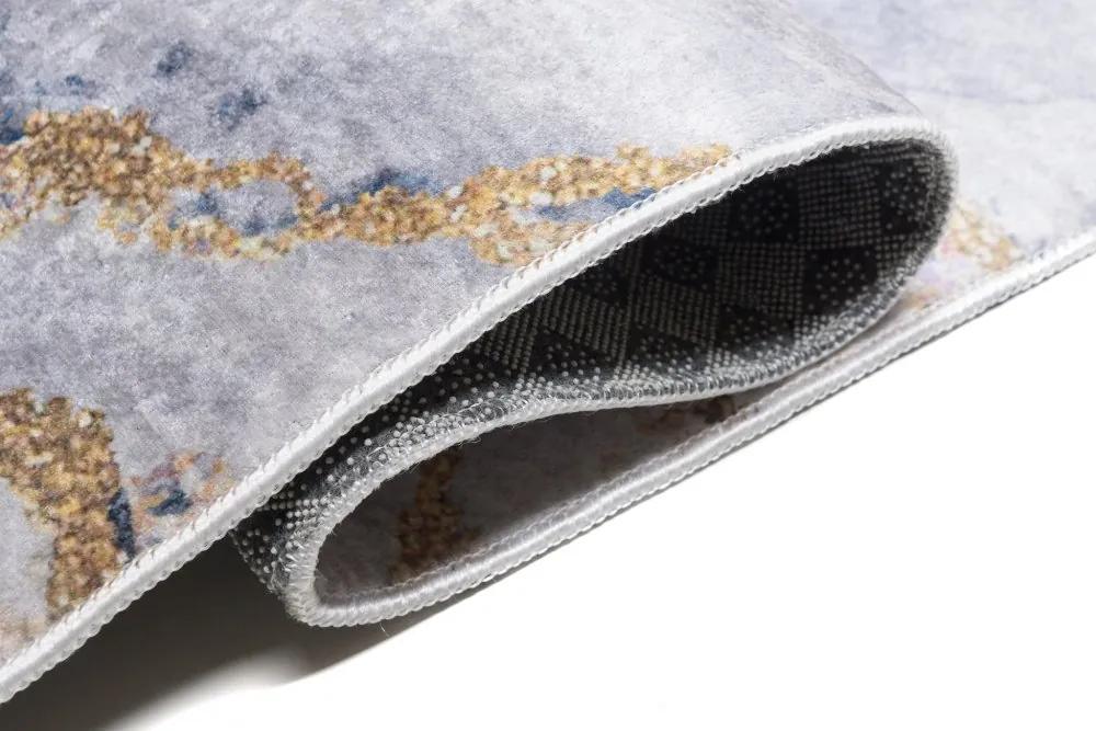 Ярък модерен килим с мраморна шарка  Ширина: 80 см | Дължина: 150 см