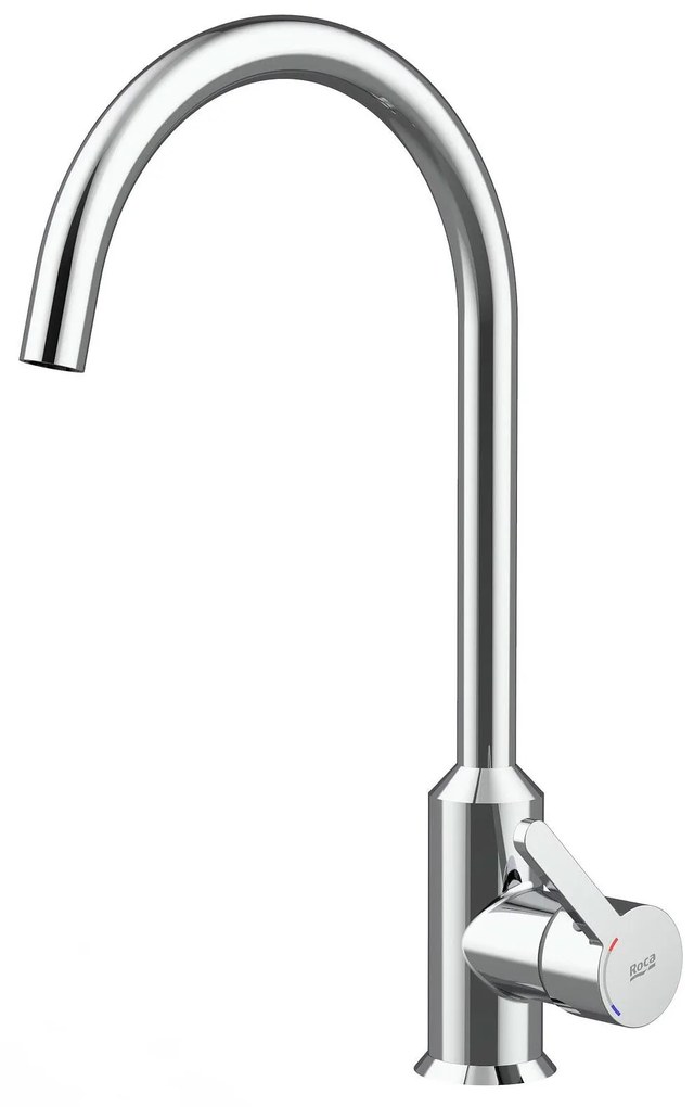 Стоящ смесител за кухня, Roca, A5A8B8AC0K, с въртящ се чучур