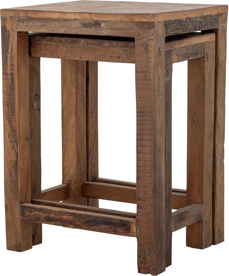 Странични масички в комплект 2 бр. от рециклирано дърво 40x36 cm Galen – Bloomingville