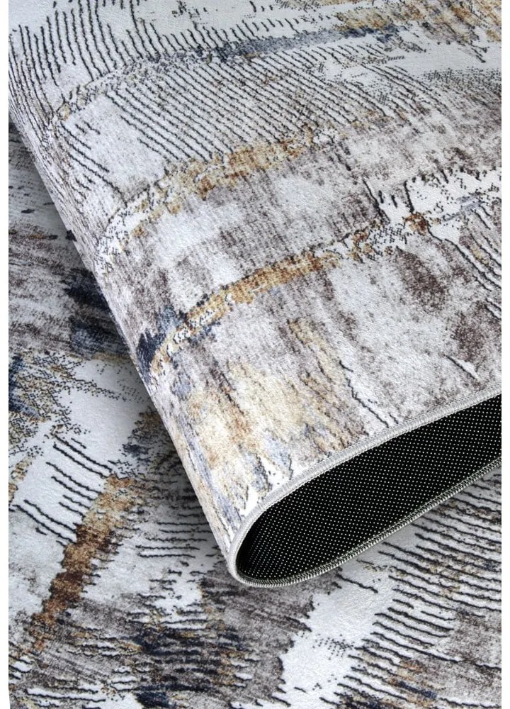 Светлосив килим 80x150 cm Malard Anthracite Gold – Elle Decoration