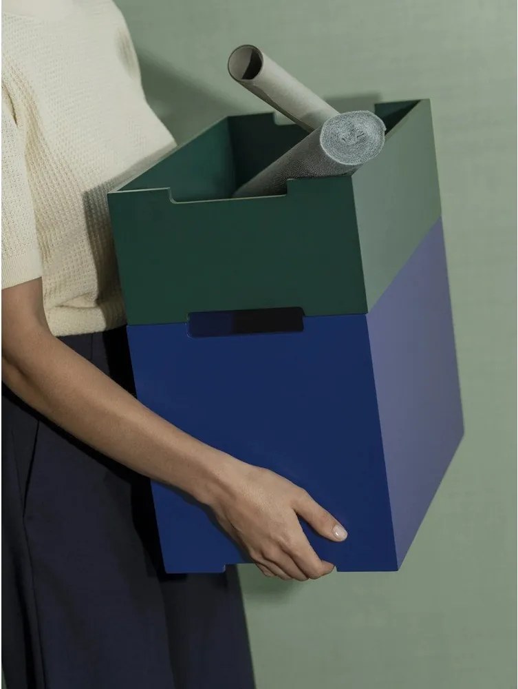 Синя кутия за съхранение 25x39x27 cm Kasane L – Blomus