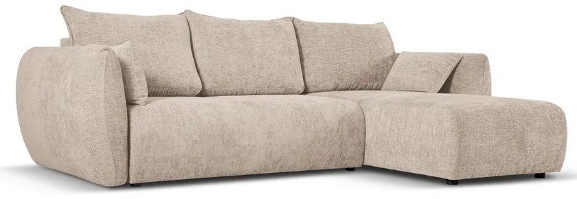 Бежов ъглов диван (десен ъгъл) Matera - Cosmopolitan Design