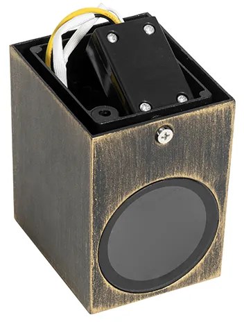 Модерен стенен аплик антично злато IP44 - Baleno