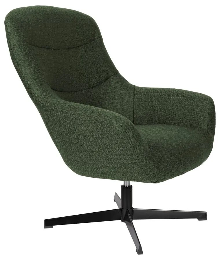 Тъмнозелено кресло Yuki – White Label