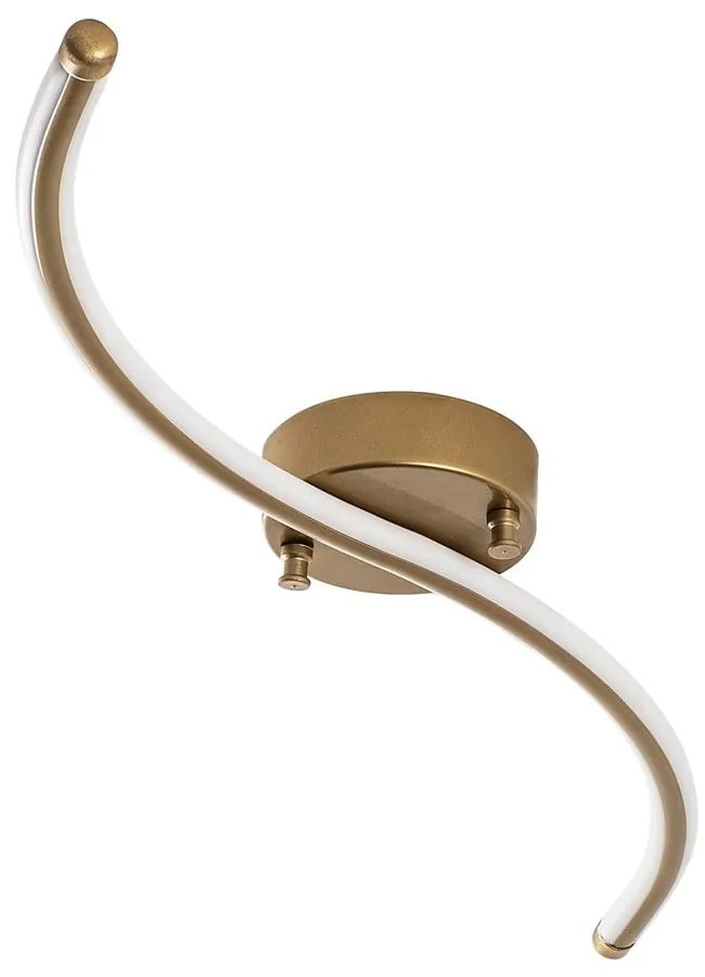 LED осветително тяло за таван в златист цвят 10x67 cm Yilan – Opviq lights