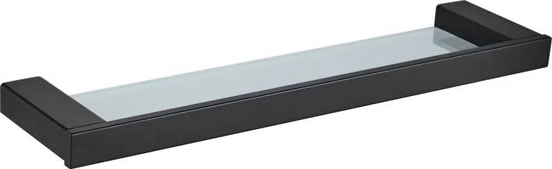 Mexen Pavo висяща стъклена полица, черна - 7030437-70