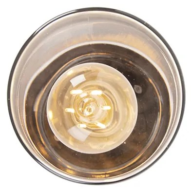 Модерна таванна лампа черна 22,6 см IP44 - Jarra