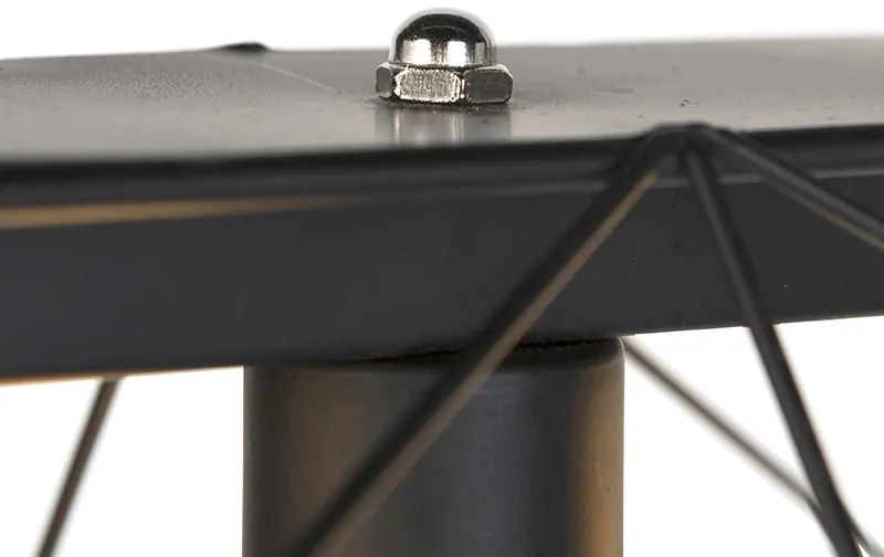 Индустриален висящ аплик черен 3-светлина - Carcass