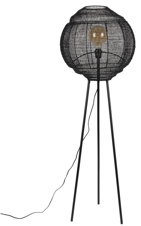 Черна подова лампа Meezan - Dutchbone