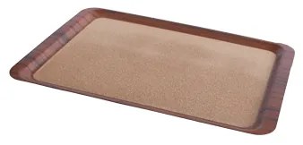 Kulsan - Табла с корково покритие правоъгълна кафява 53x37x2см (5337C)