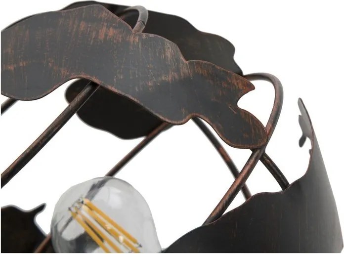 Черна настолна лампа с метален абажур (височина 40 cm) World Industry – Mauro Ferretti