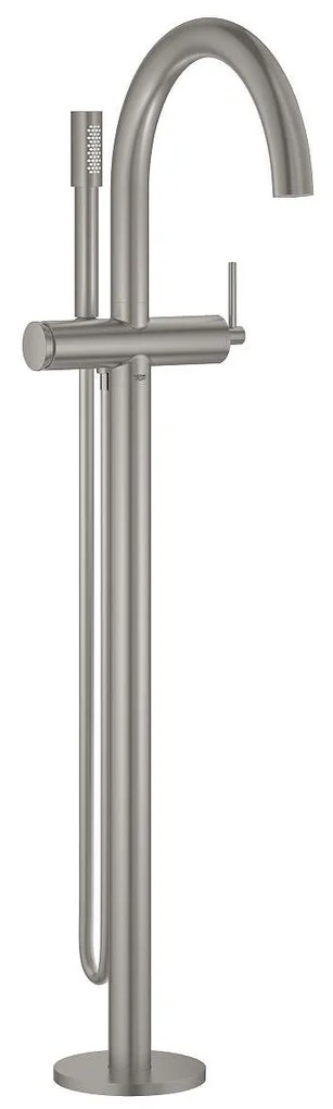 Едноръкохватков смесител за вана, 32653DC3, подов монтаж