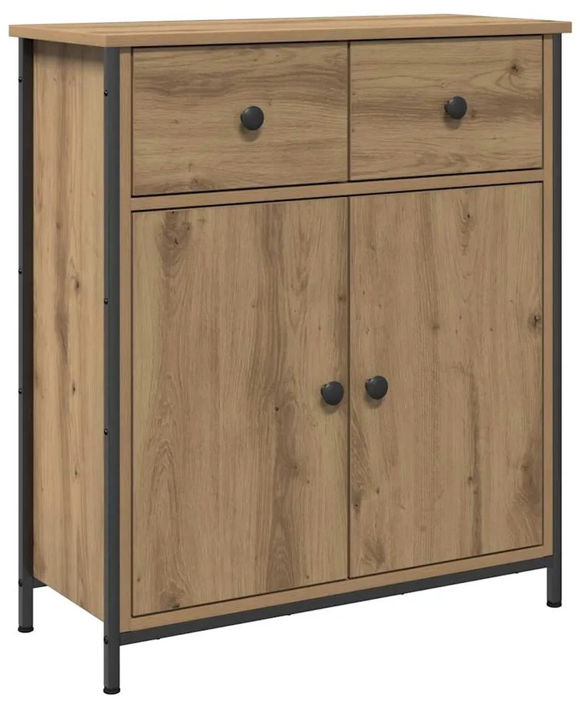 857471 vidaXL Сайдборд, дъб артизан, 70x30x80 см, инженерно дърво
