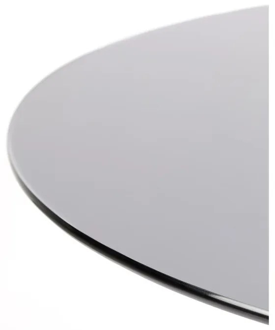 Кръгла маса за хранене със стъклен плот ø 104 cm Floris - White Label