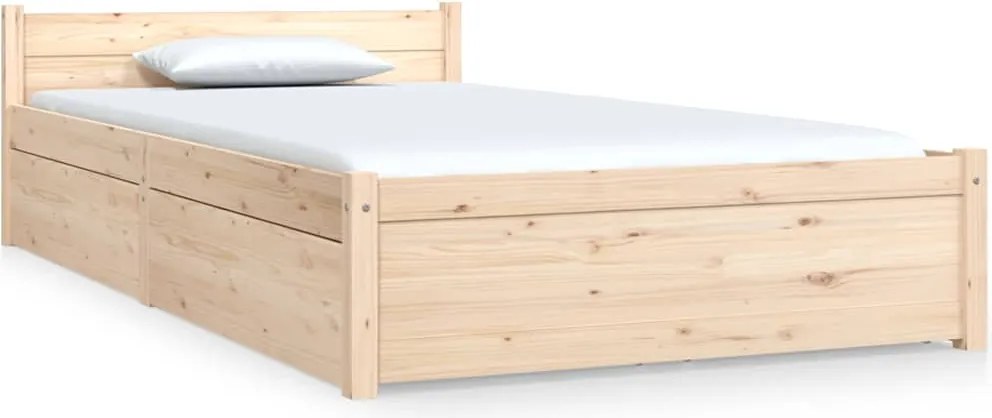 3103488 vidaXL Рамка за легло с чекмеджета 100x200 см