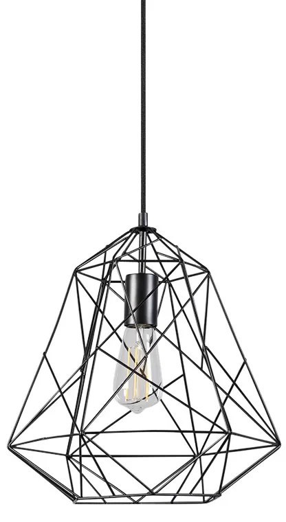 Интелигентен индустриален висящ аплик черен с wifi ST64 - Framework Basic