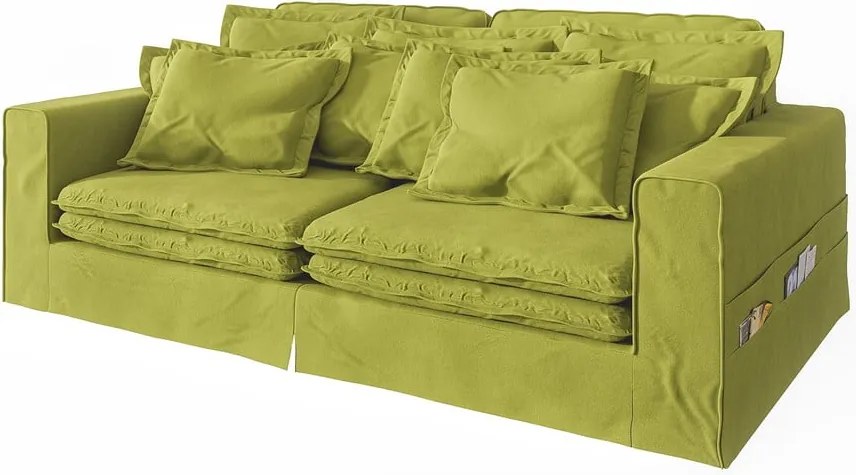 Светлозелен диван 236 cm Nora – Ropez