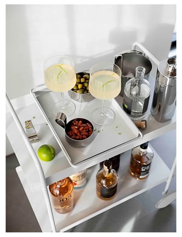 Метална маса за сервиране на колела 40,5x61 cm A-Cocktail - Zone