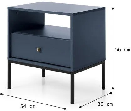 Помощна масичка Triplo-Blue