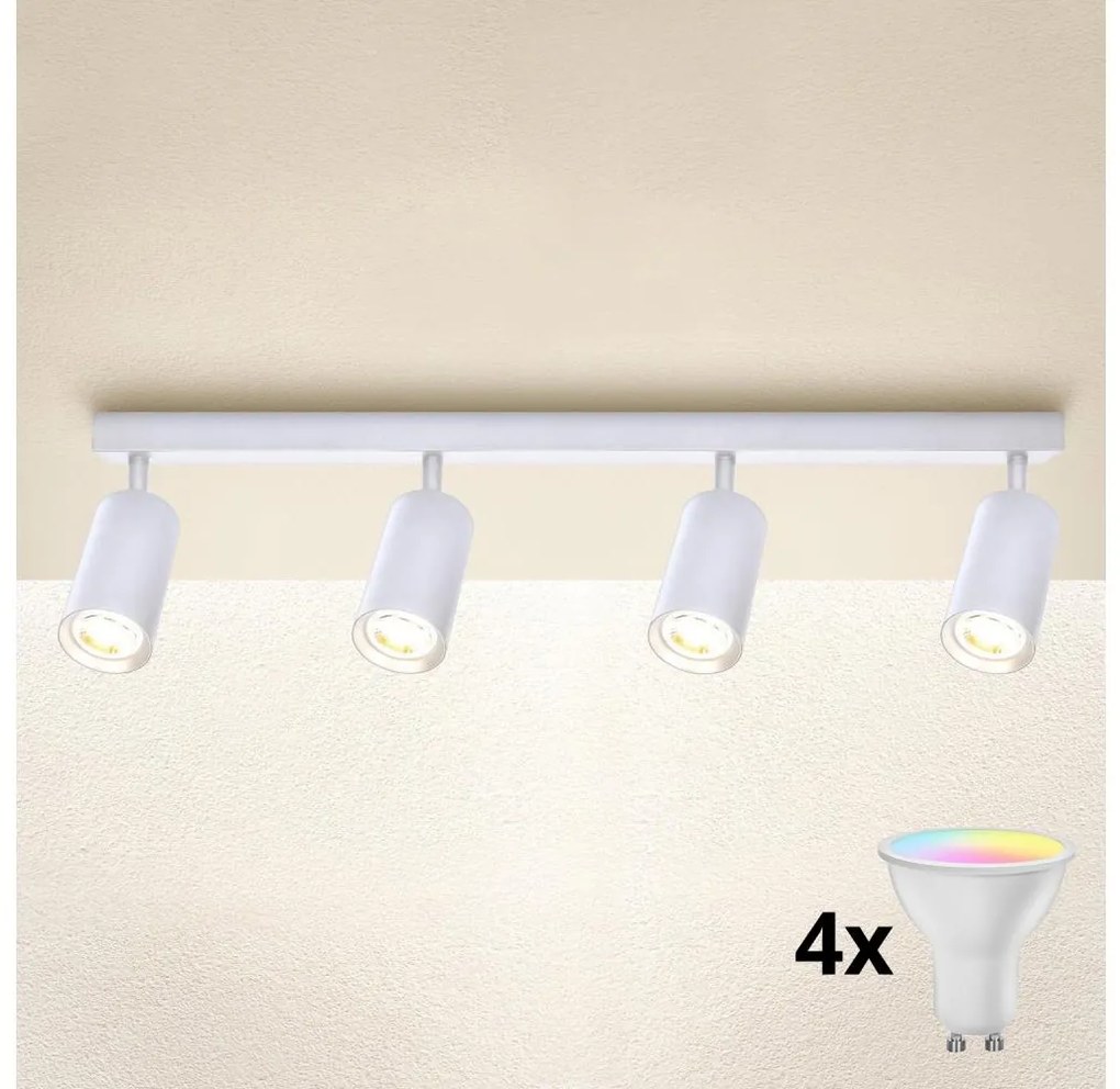 Brilagi - LED димируемо точково осветително тяло SELE 4xGU10/6,5W/230V бяло