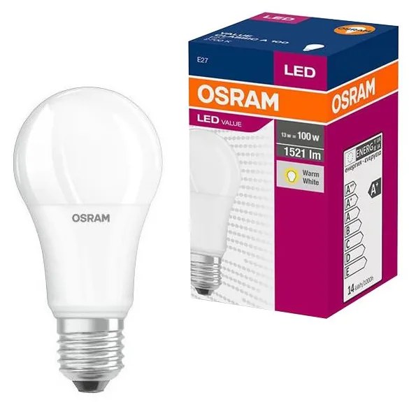 LED Крушка VALUE A60 E27/13W/230V 2700K - Osram