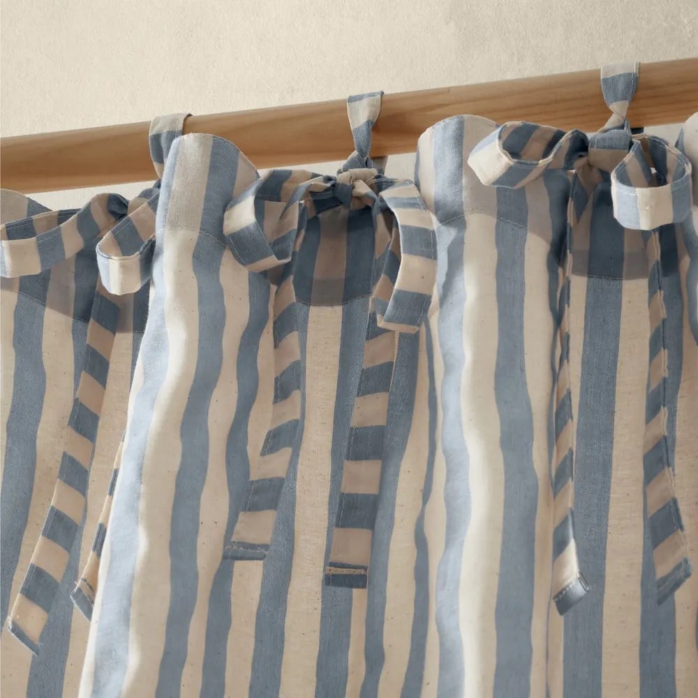 Синя завеса 140x229 cm Zanzibar Stripe – Pineapple Elephant