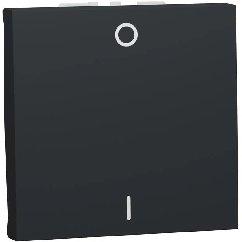 SE Двуполюсен ключ 16А 2 мод. цвят Антрацит Unica  - NU326254