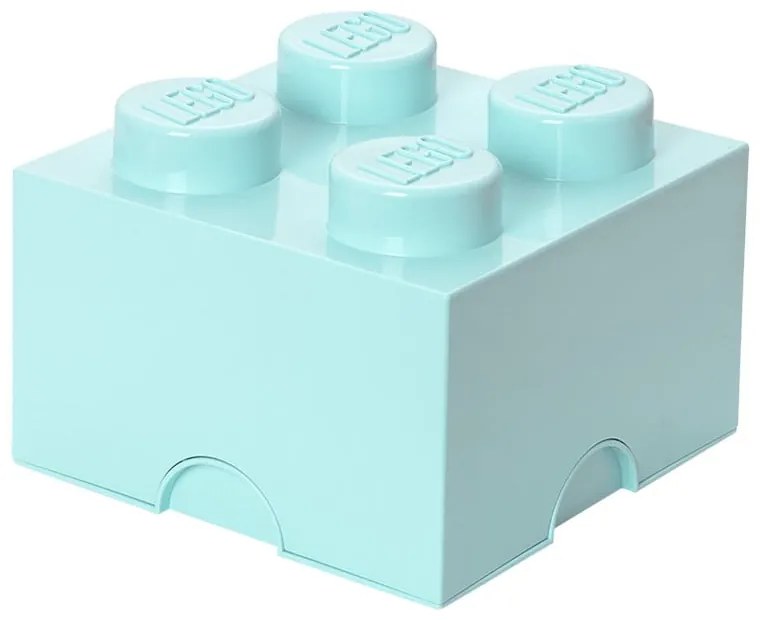 Светлосиня квадратна кутия за съхранение - LEGO®