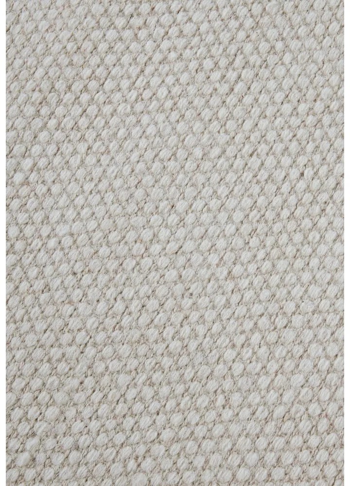 Кремав ръчно изработен килим със смес от вълна 190x280 cm Pradesh Natural White – Elle Decoration
