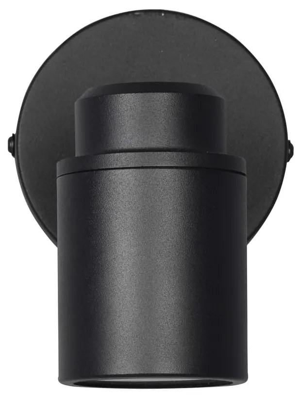 Матово черен метален прожектор 10x9 cm Angelo - Trio