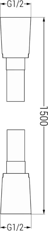 Mexen Uno DR02 вграден комплект за душ, черен - 71435DR02-70