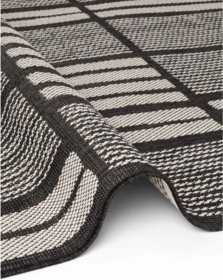 Черен/кремав килим за открито и закрито 120x170 cm Haringey Allington – Ted Baker