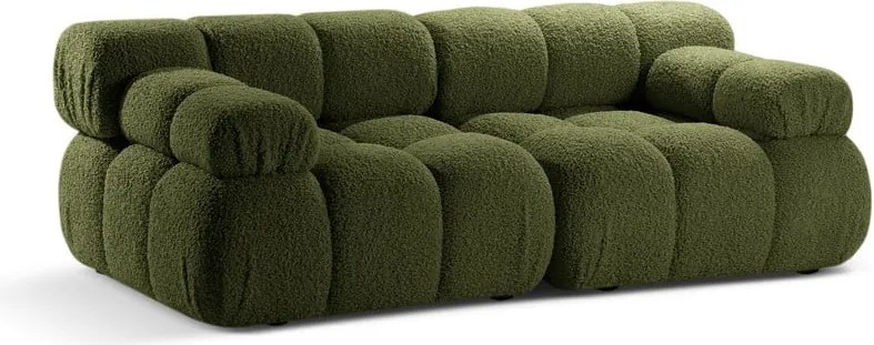 Зелен модулен диван от букле 188 cm Bellis – Micadoni Home