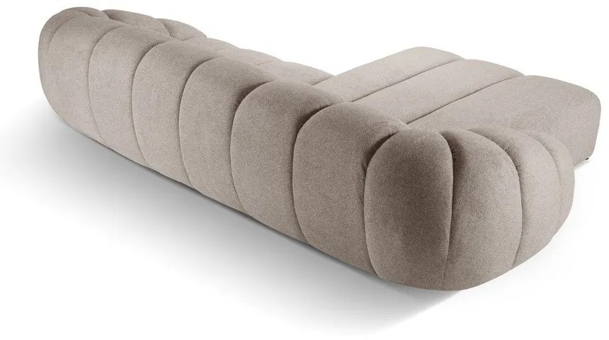 Бежов ъглов диван (ляв ъгъл) Diana – Micadoni