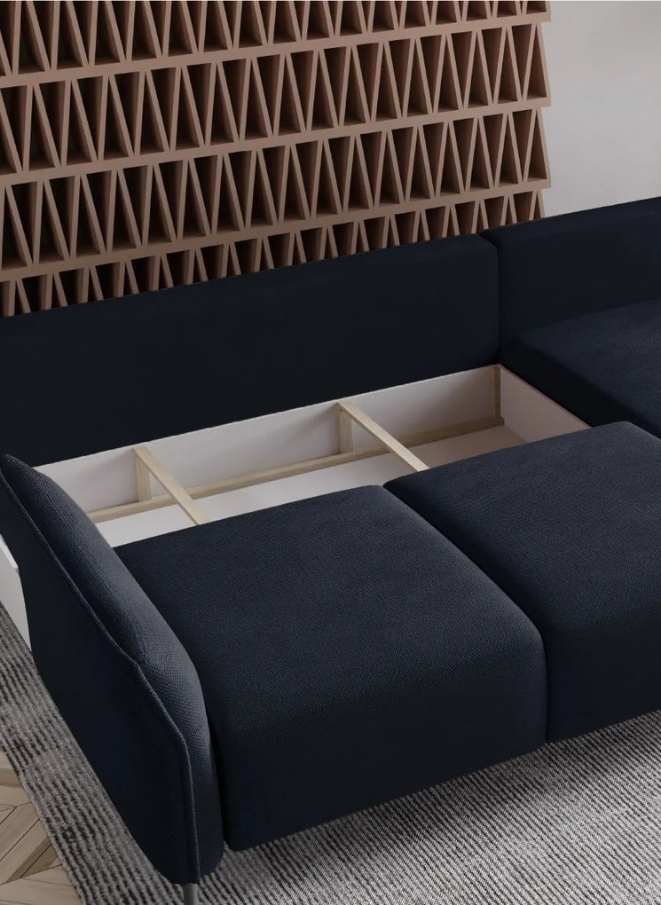 Ъглов диван Джозефин-антрацит-десен