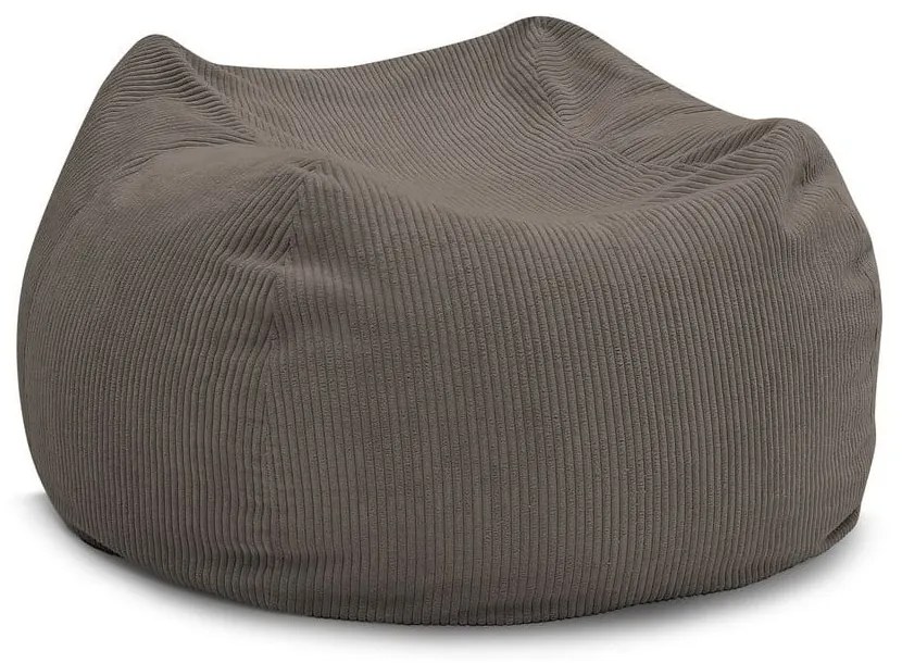 Сивo-кафяв пуф Voltaire – Bobochic Paris