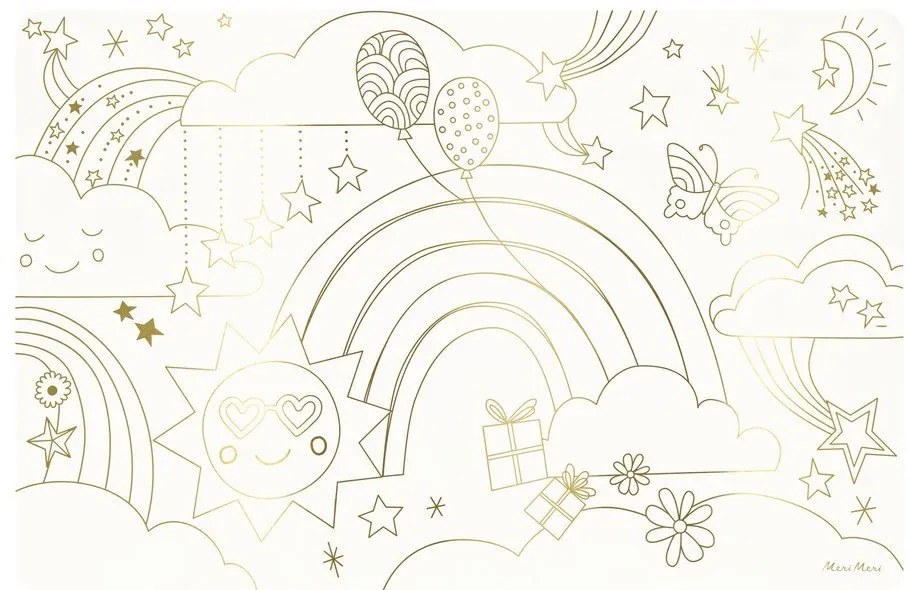 Хартиени подложки за хранене в комплект 8 бр. 28x42.5 cm Happy Icons – Meri Meri