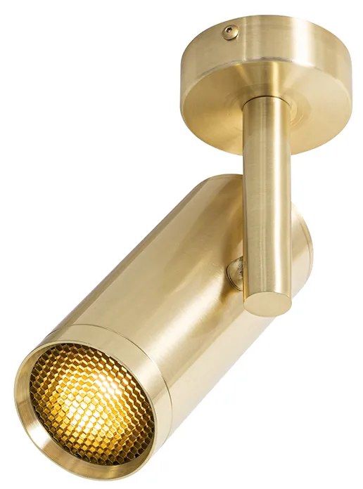 Дизайнерски прожектор златен регулируем - Scopio Honey