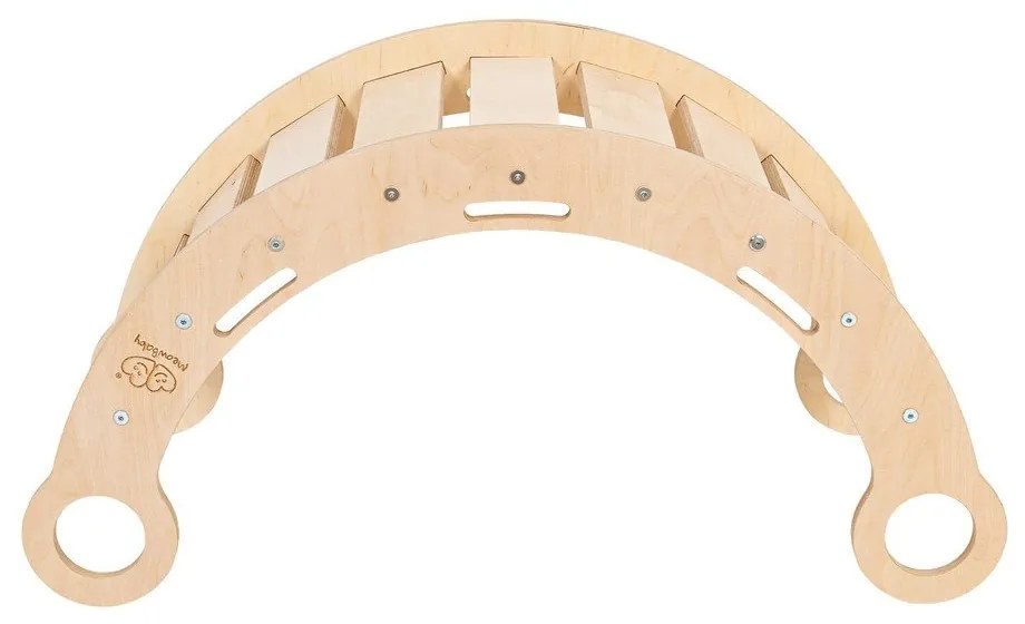 Бежова/естествена люлка от масивен бор 39x75x38 cm Montessori – Meowbaby