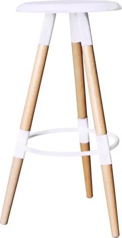 Бар стол за маса Art Wood-White