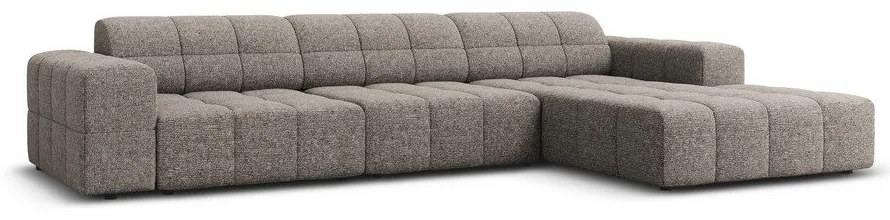 Тъмносив ъглов диван (десен ъгъл) Chicago – Cosmopolitan Design