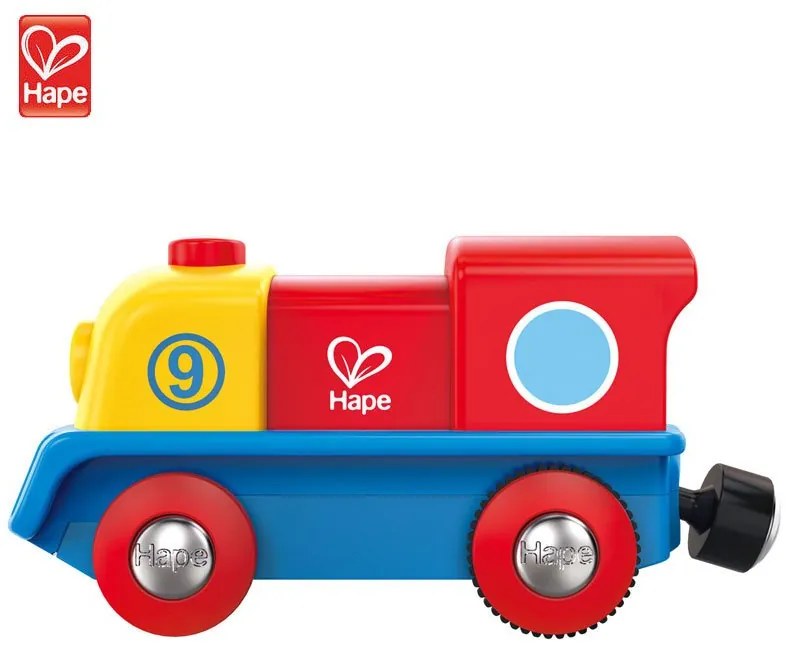 Hape - Цветно локомотивче с батерия