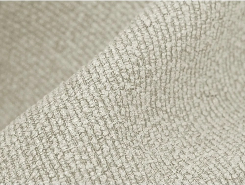 Бежов ъглов диван от прежда с примки от букле (ляв ъгъл) Aloha – Makamii