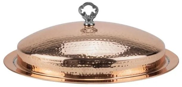 Horecano - Плато овал с капак и медно покритие 50x38.5cm-CHARM-(SG-84671(B)