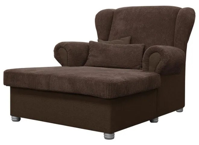 Тъмнокафяво кресло от рипсено кадифе Lord – Ropez