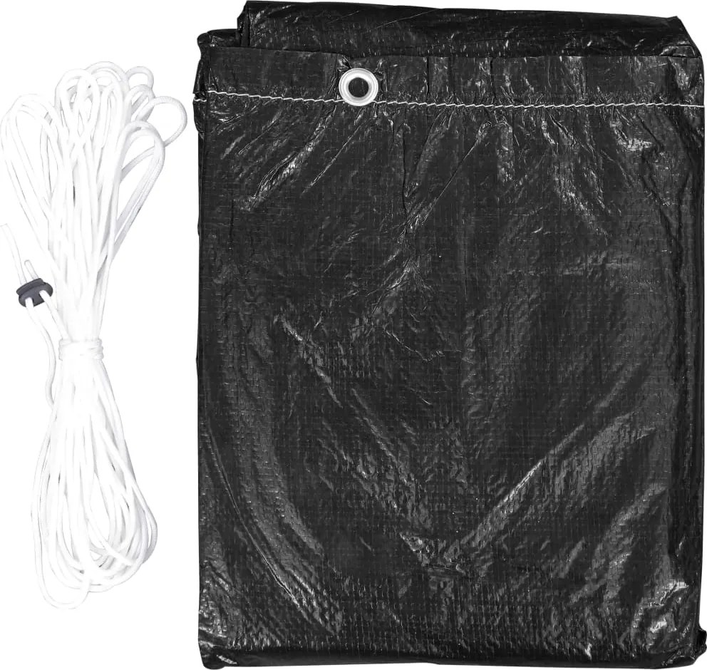 Калъф градинска мебел с 6 капси за газово барбекю 180x80x125 см