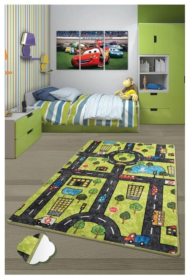 Детски килим , 140 x 190 cm Green City - Conceptum Hypnose