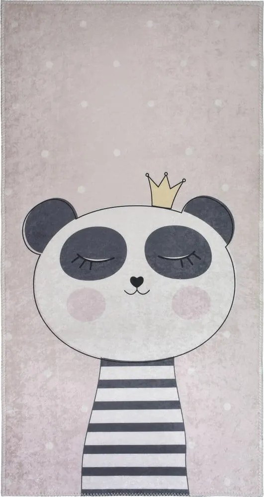 Светлорозов детски килим 120x180 cm Princess Panda – Vitaus